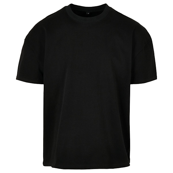 Bygg Ditt Varumärke Herrar Enfärgad Ultra Tjock T-shirt XS Svart Black XS