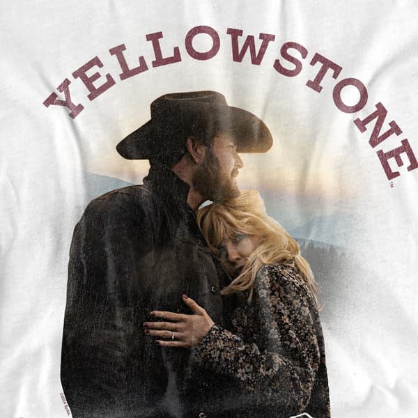 Yellowstone Herr Tomorrows Rip & Beth T-Shirt S Vit White S