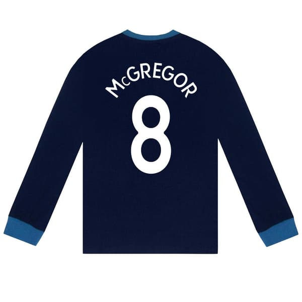 Scottish FA Pojkar McGregor 8 Sublimering Lång Pyjamas Set 11-12 År Navy Blue 11-12 Years
