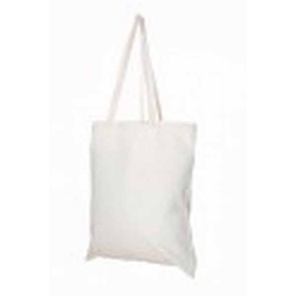 United Bag Store Cotton Long Handle Tote Bag One Size Natural Natural One Size