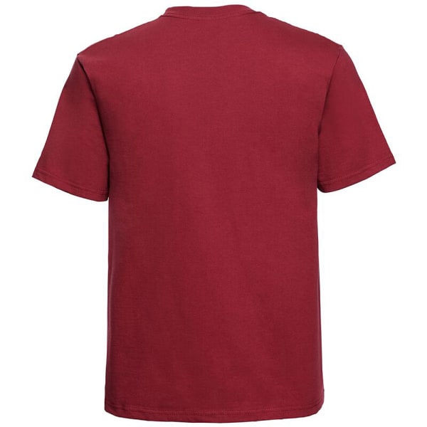 Russell Europe Classic Heavyweight Ringspun T-shirt med kort ärm för män Classic Red XL