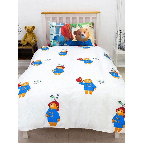 Paddington Bear Friends Vändbar Påslakanset Enkelsäng Multi Multicoloured Single