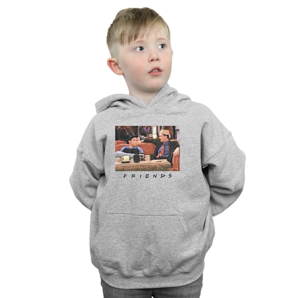 Friends Boys Joey And Chandler Hats Hoodie 7-8 År Sports Grå Sports Grey 7-8 Years