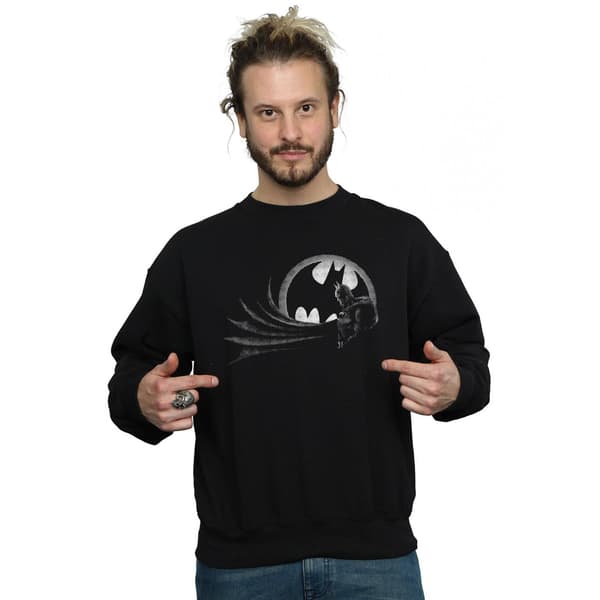 DC Comics Herr Batman Spot Sweatshirt M Svart Black M