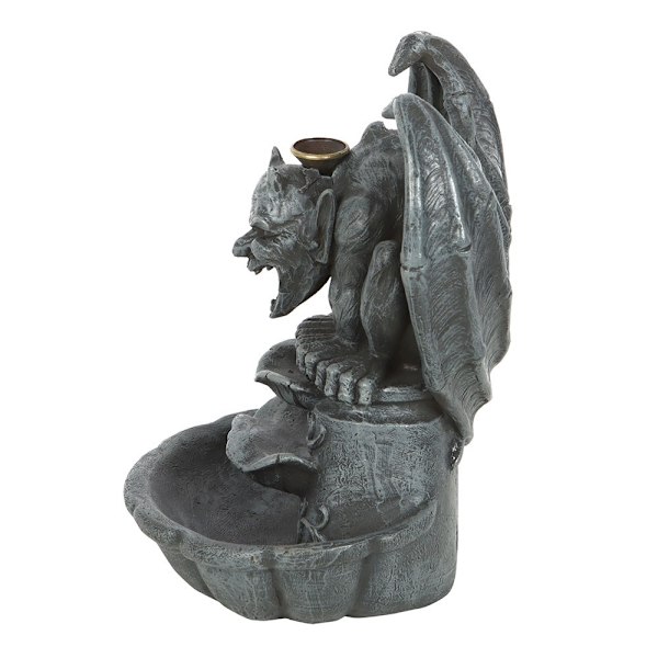 Something Different Gargoyle Backflow Rökelsebrännare En Storlek Grå Grey One Size