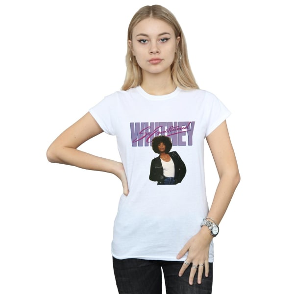 Whitney Houston Dam/Kvinnor So Emotional Album Cover Bomull T-shirt White XXL