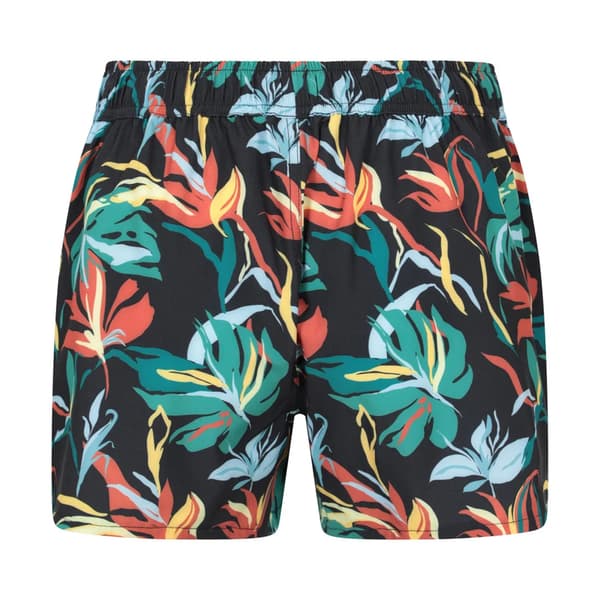 Mountain Warehouse Dam/Dam Mönstrade Stretch Flowers Boardshorts Black 10 UK