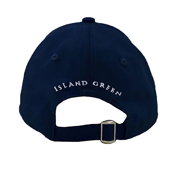 Island Green Herrar Logga Böjd Peak Golfkeps Storlek One Navy Navy One Size