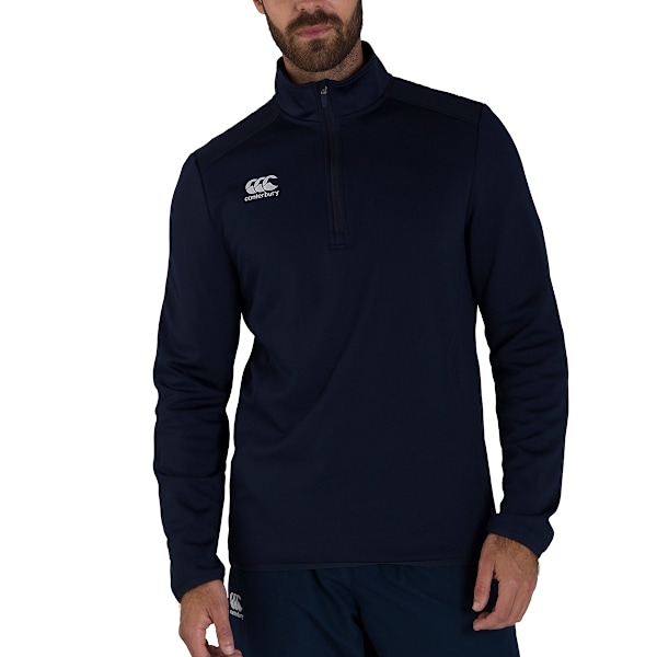 Canterbury Mens Club Zip Neck Track Top 3XL Marinblå Navy 3XL