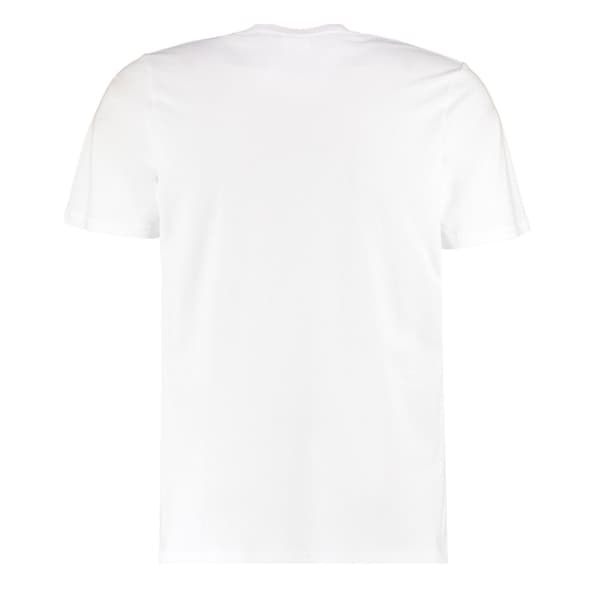 Kustom Kit Herr T-shirt i bomull L Vit White L