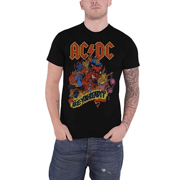 AC/DC Unisex Vuxen Är Du Redo? T-shirt L Svart Black L