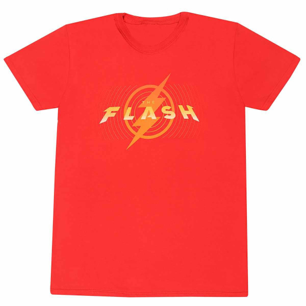 The Flash Unisex Vuxen Logo T-Shirt M Röd Red M