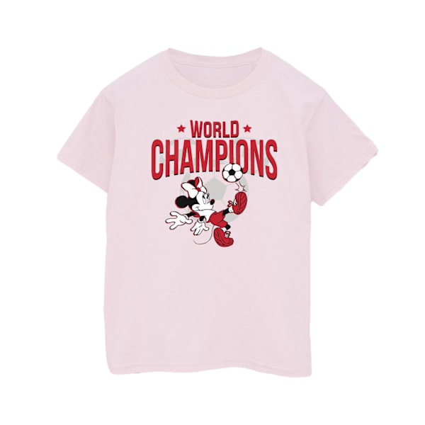 Disney Womens/Ladies Minnie Mouse World Champions Cotton Boyfri Baby Pink S