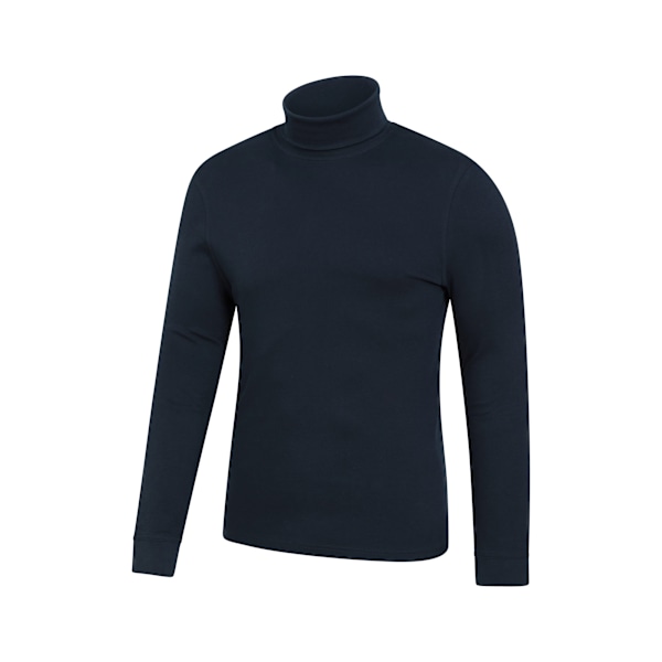 Mountain Warehouse Herr Meribel Bomulls-Termisk Topp XS Marinblå Navy XS