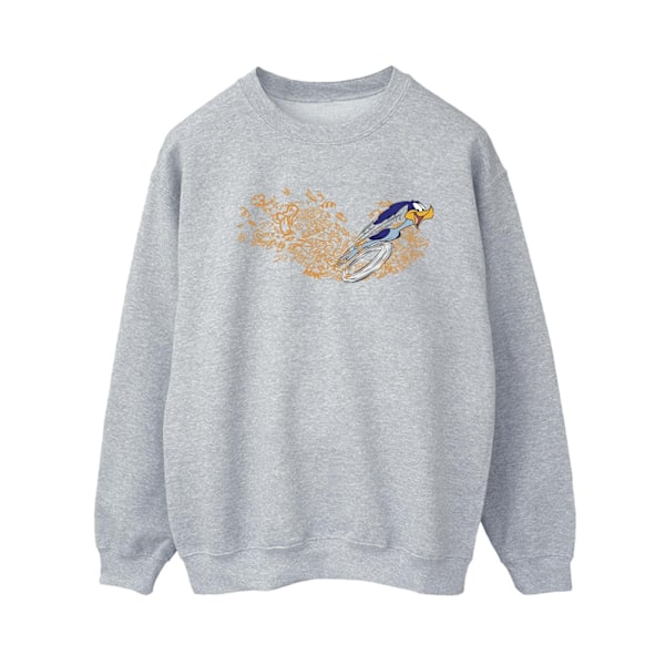 Looney Tunes Dam/Damer ACME Doodles Road Runner Sweatshirt Sports Grey XXL