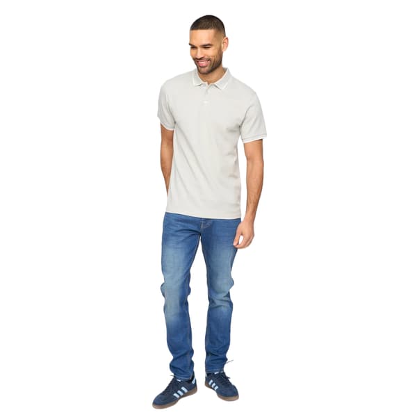 Bewley & Ritch Herr Elverton Pikétröja L Ljusgrå Light Grey L