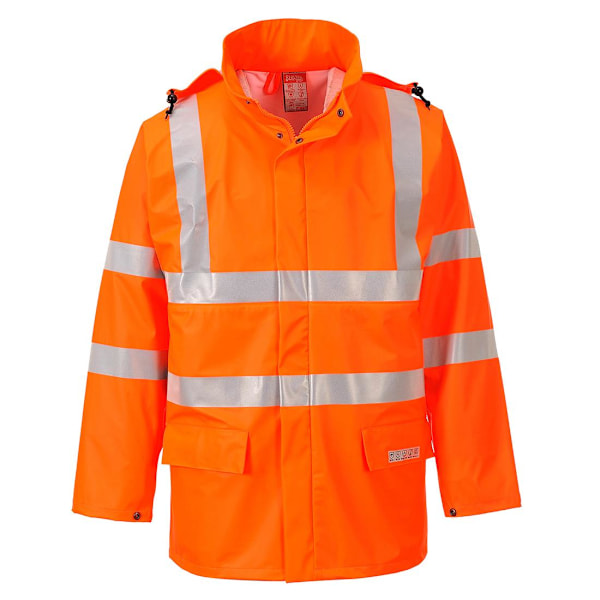 Portwest Hi-Vis Sealtex Flame Hi-Vis Reflexjacka S O för män Orange S