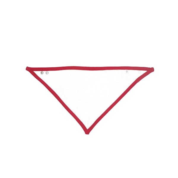 Babybugz Vändbar Haklapp 0-18 månader (Baby) Vit/Röd White/Red 0-18 months (Baby)