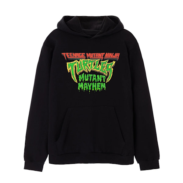 Teenage Mutant Ninja Turtles: Mutant Mayhem Herr Logo Hoodie L Black L