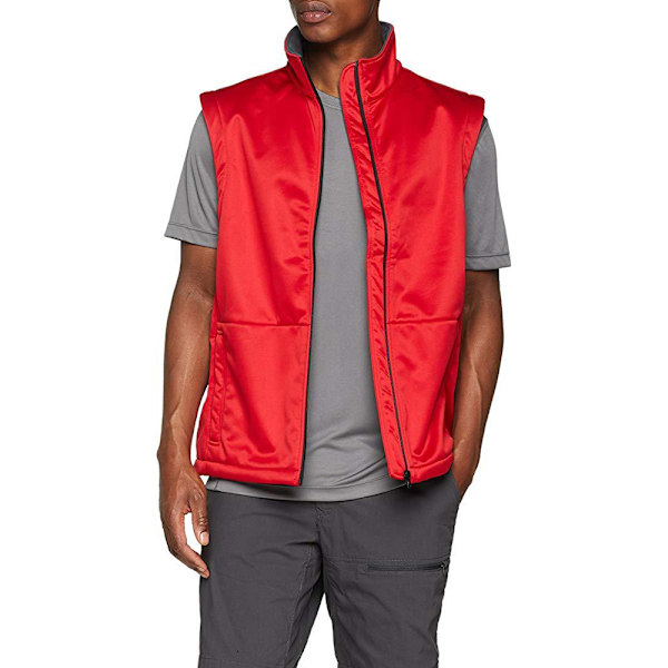 Result Herr Core Soft Shell Bodywarmer Jacka L Röd Red L