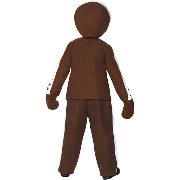 Smiffys Barn/Barn Gingerbread Man Juldräkt Set 4- Brown 4-6 Years
