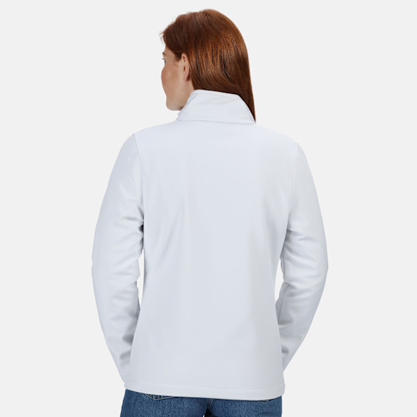 Regatta Womens/Ladies Ablaze Printable Soft Shell Jacket 16 UK White/Light Steel 16 UK