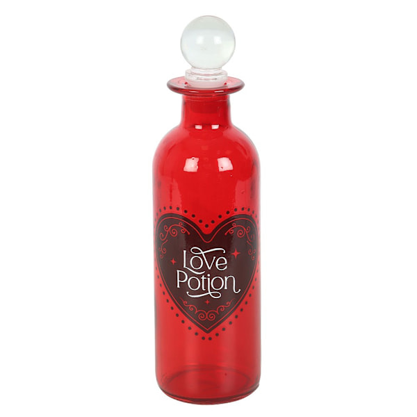 Something Different Love Glasflaska En Storlek Röd Red One Size