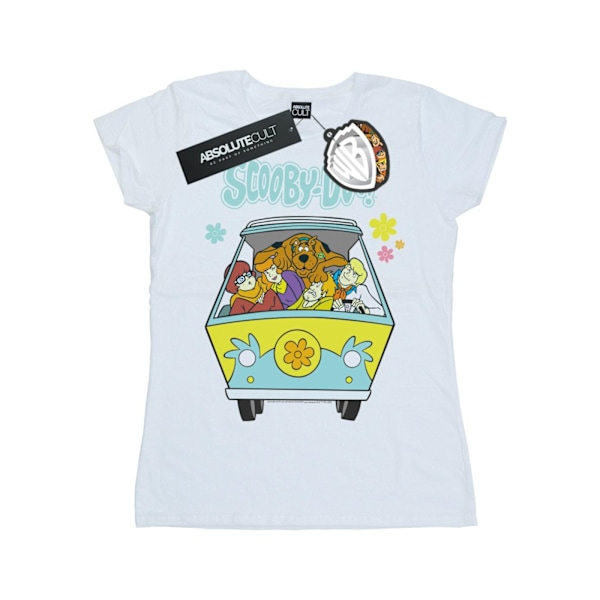 Scooby Doo Dam/Kvinnor Mystery Machine Grupp Bomull T-shirt M White M