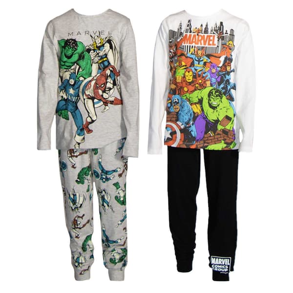 Marvel Avengers Barn/Barn Superhjälte Under Utbildning Lång Pyjamas Multicoloured 7-8 Years