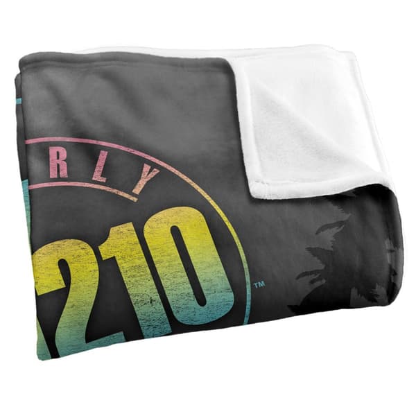 90210 Beverly Hills Silky Palm Tree Supersoft-filt One Size White One Size