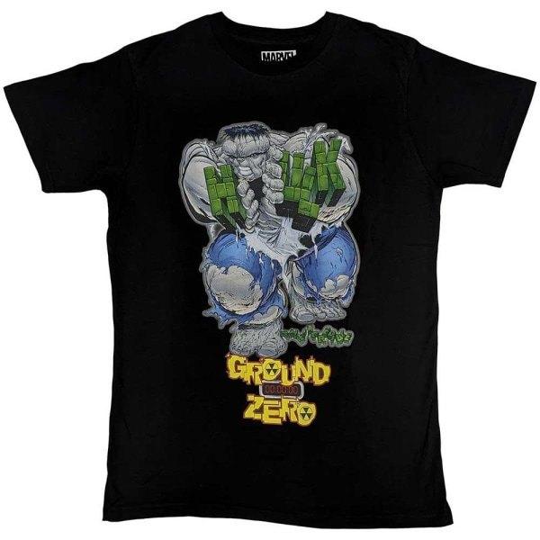 Hulk unisex Vuxen Ground Zero T-shirt L Svart Black L