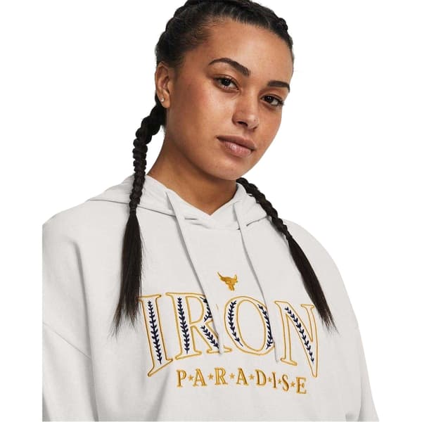 Under Armour Dam Project Rock Hoodie 8 UK Vit White 8 UK
