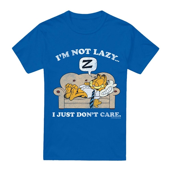 Garfield Herr Inte Lat T-Shirt M Kungsblå Royal Blue M