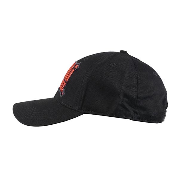 Jimi Hendrix Unisex Vuxen Stencil Logo Baseball Cap En Storlek Svart Black/Orange One Size