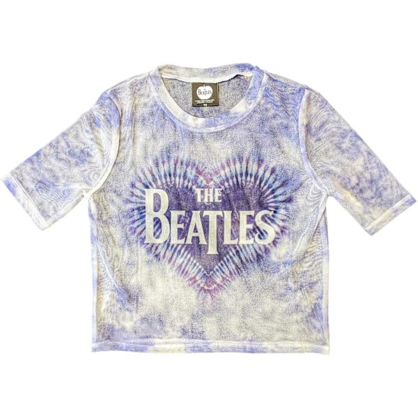 The Beatles Dam/Damer Hjärta & Drop T Logga Crop Top S Vit/ White/Blue S