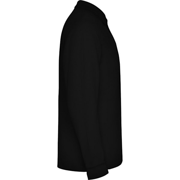 Roly Estrella långärmad pikétröja M Solid Black Solid Black M