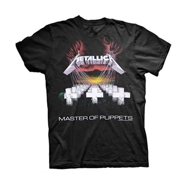 Metallica Unisex Adult Master Of Puppets Back Print T-Shirt M B Black M