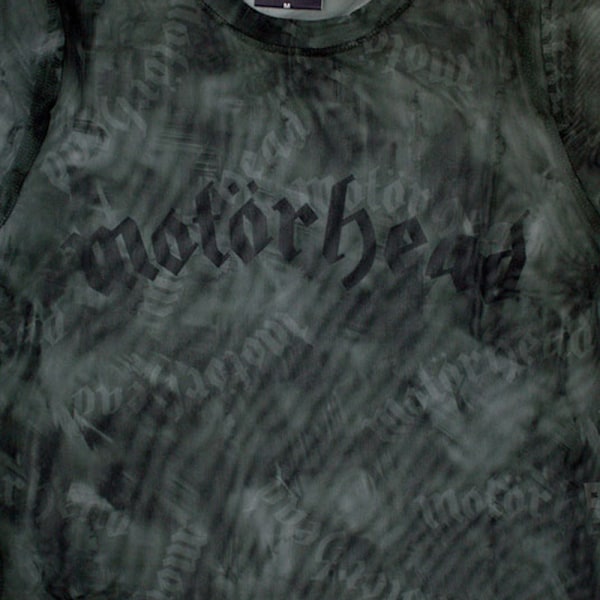 Motorhead Dam/Dam Logo Mesh Crop Top L Grön Green L