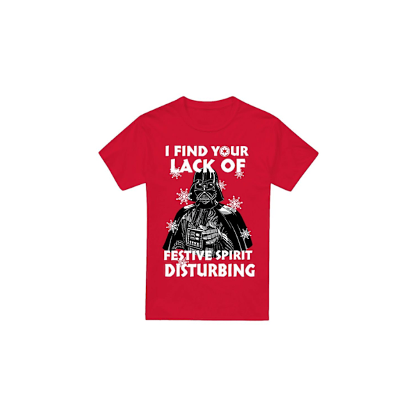 Star Wars Herr Lack Of Spirit Darth Vader Jul T-Shirt XL Red XL