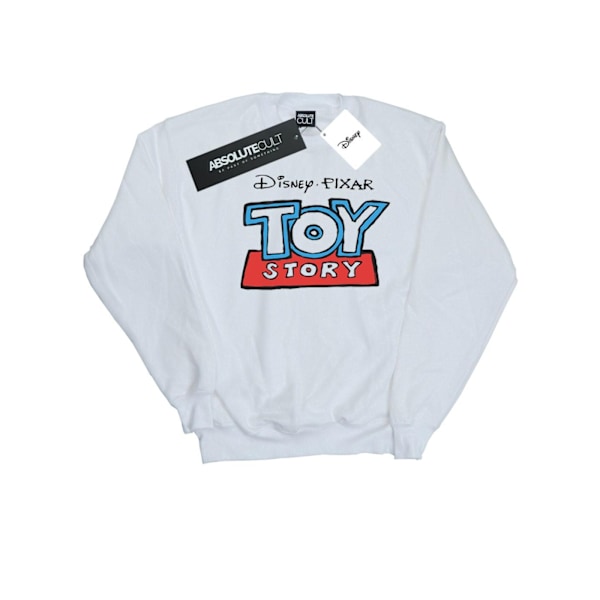 Disney Dam/Damer Toy Story Cartoon Logo Sweatshirt XL Vit White XL