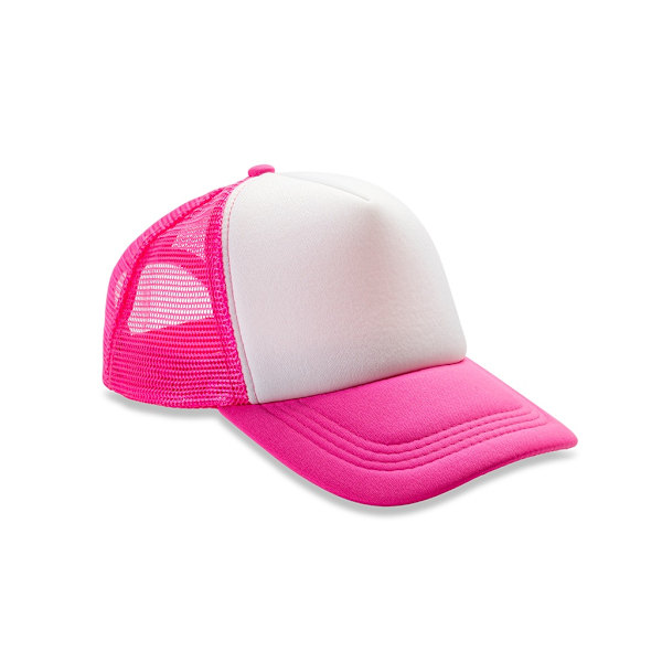 Result Core Half Mesh Truckers Cap One Size Super Pink/White Super Pink/White One Size