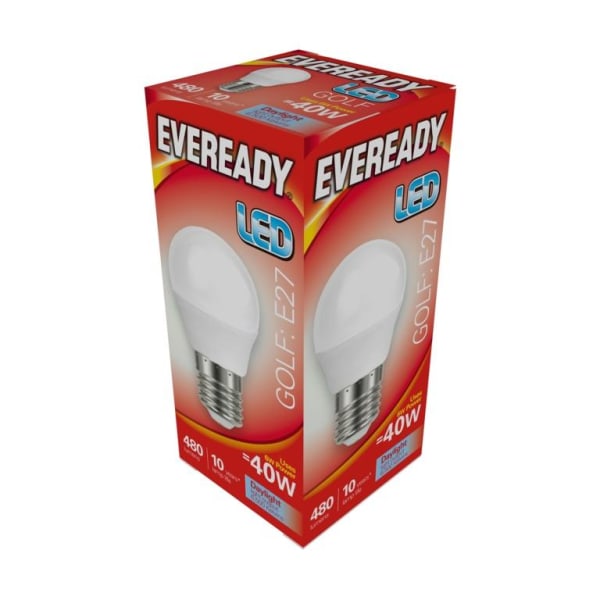 Eveready LED E27 Golflampa 6w dagsljus Daylight 6w