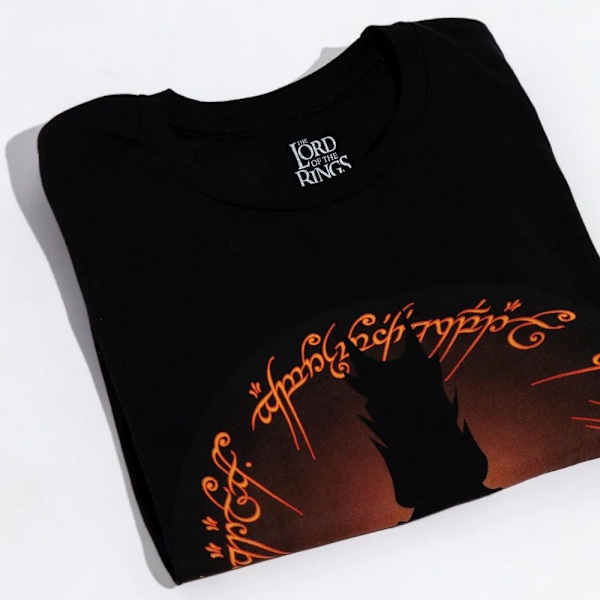 The Lord Of The Rings Herr Mordor T-shirt S Svart/Orange Black/Orange S