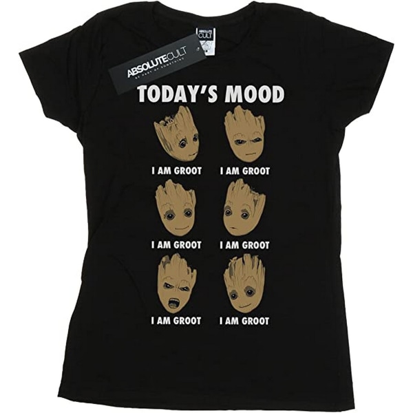 Guardians Of The Galaxy Womens/Ladies Today's Mood Baby Groot C Black M