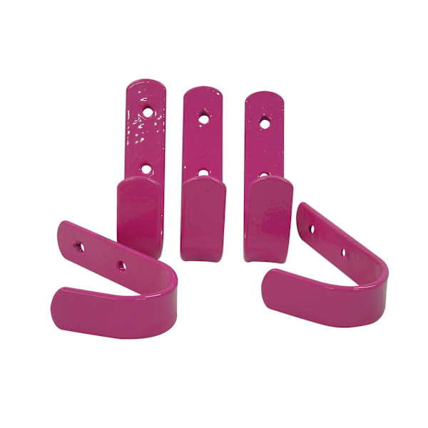 Stubbs Allmänna Krokar (5-pack) En Storlek Rosa Pink One Size