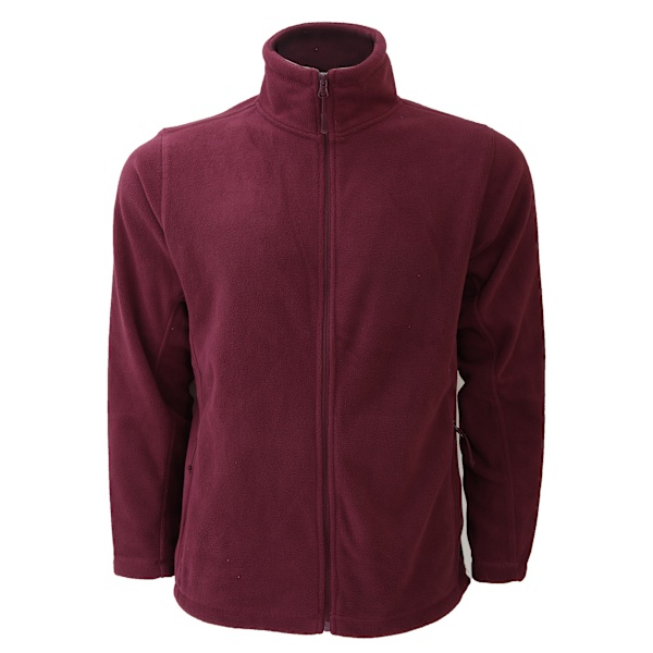 Russell Herr Full Zip Outdoor Fleece Jacka L Burgundy Burgundy L