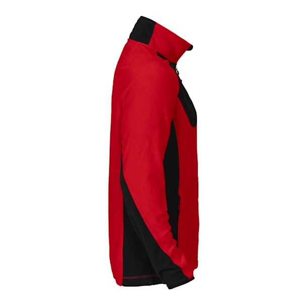 Projob Herr Microfleece Jacka XS Röd Red XS