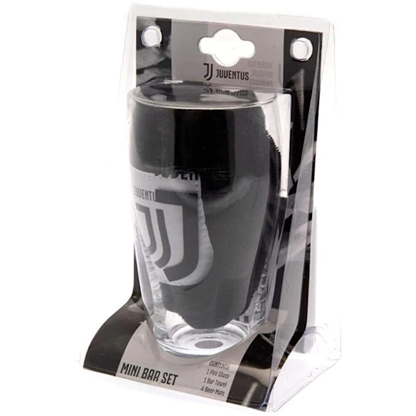 Juventus FC Crest Bar Set One Size Clear/Black/White Clear/Black/White One Size