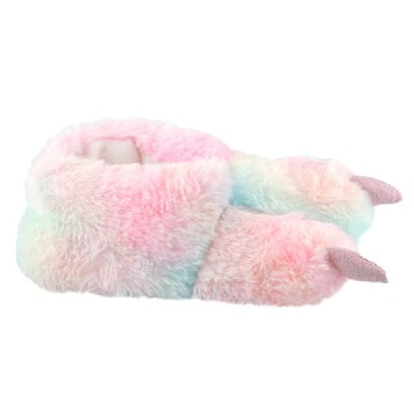 SlumberzzZ Barn/Barn Super Mjuk Enhörning-Pastell Klo Slipper Multi 11-12 Child UK