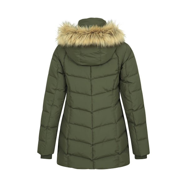 Mountain Warehouse Isla II Lång Dunjacka för Kvinnor/Dam 6 UK Dark Khaki 6 UK